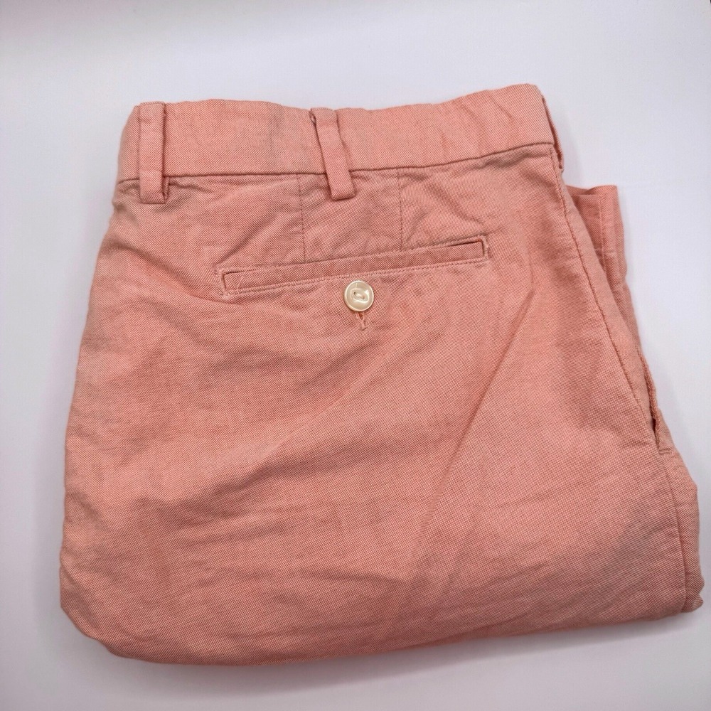 Polo Ralph Lauren Shorts Mens‎ 36 Pink Solid 10" Inseam Casual Flat Front Chino